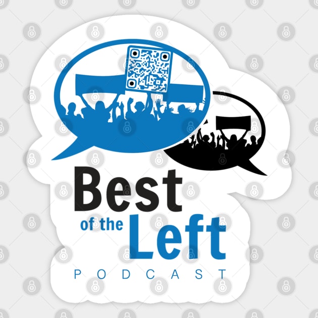 Best of the Left Logo (Vertical) Sticker by Best of the Left